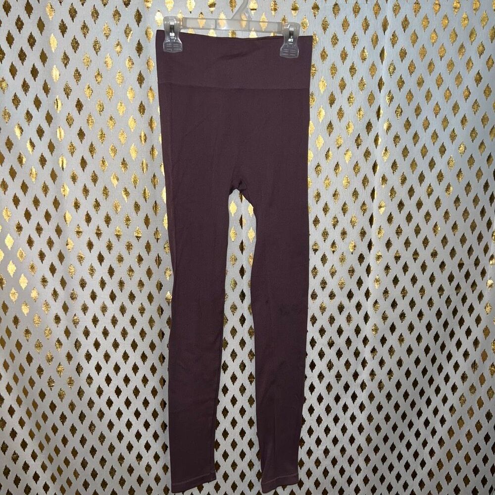 Pink republic seamless ribbed leggings mauve dusty rose size S